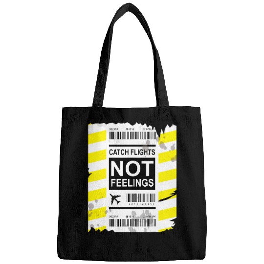 Traveller Vacation Catch Flights Not Feelings Bags