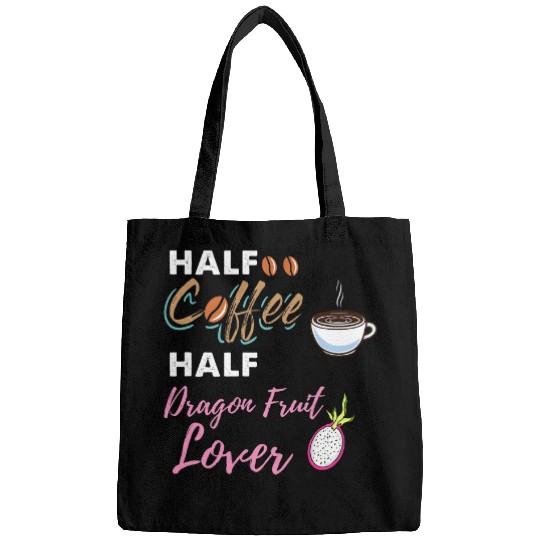Coffee Fun Half Coffee Half Dragon Fruit Lover Bags