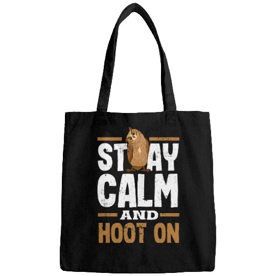 Owl Pet Enthusiast Hoot On Funny Barn Owl Tyto Alba Bags