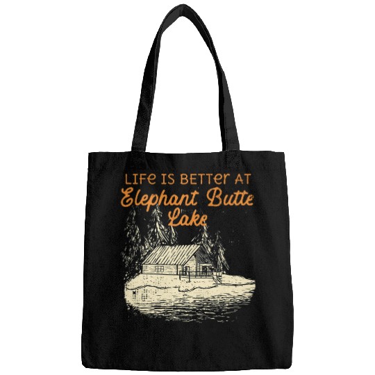 Elephant Pet Butte Lake Lake Life Life Is Better At The Lake 1 Bags