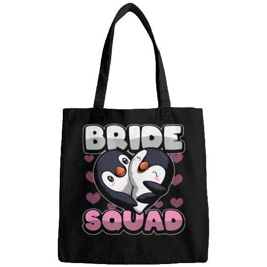 Penguin Pet Bachelorette Bride Squad Bridal Shower Team Bride Penguin Bags