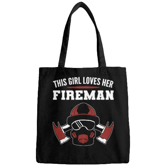 Firefighter Job Loves Her Fireman Volunteer Firefighter Bags