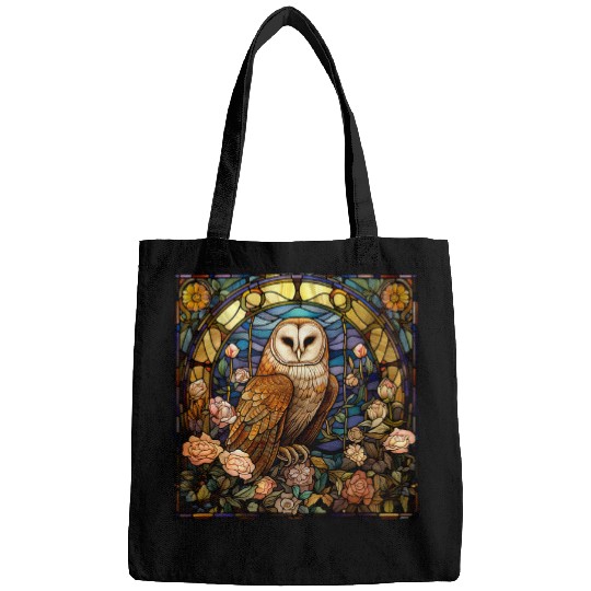 Owl Pet Beautiful Stained Glass Barn Owl Bags