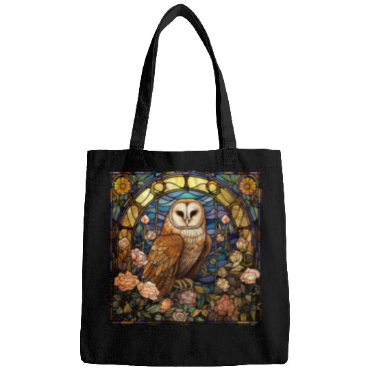 Owl Pet Beautiful Stained Glass Barn Owl Bags