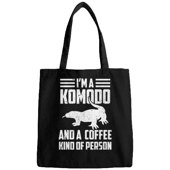 Coffee Fun I m A Komodo Dragon And Coffee Kind Of Person Zookeeper Bags