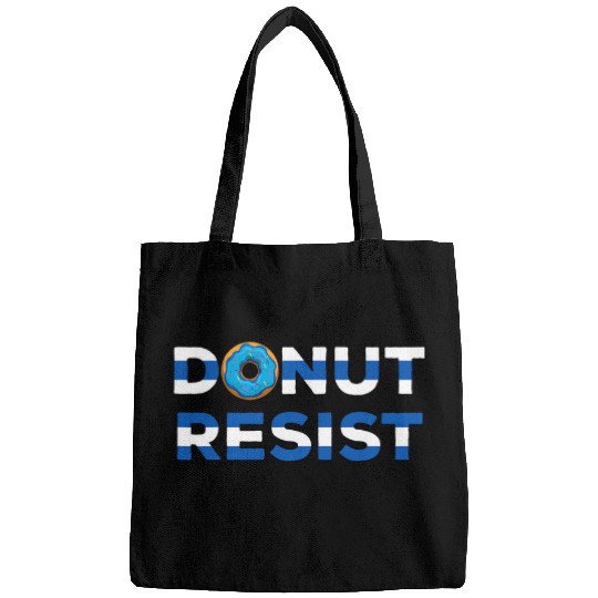 Police Job Donut Resist Police Donut Pun Saying Funny Police Officer Bags