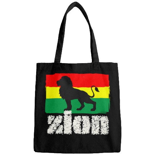 Lion Pet Zion Lion of Judah Red Green Yellow Rasta Colors Reggae Bags