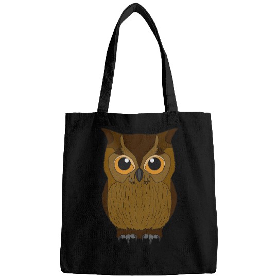 Owl Pet bird motif animal birds of prey imprint Bags