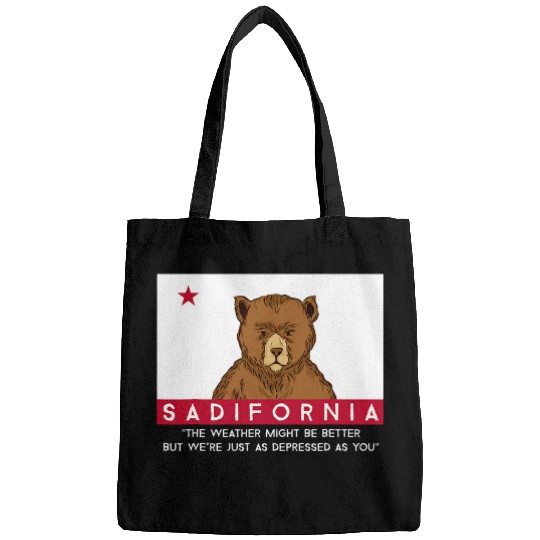 Bear Pet Sadifornia californias Flag Socal Norcal Cencal Sad Bear Bags