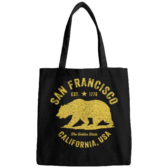 Bear Pet San Francisco Retro californias Bear Travel Souvenir 8 Bags