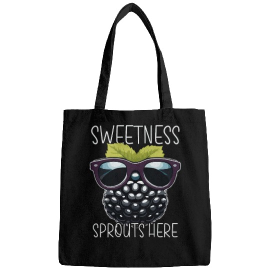Sweetness Sprouts Here Cute Blackberry Bags