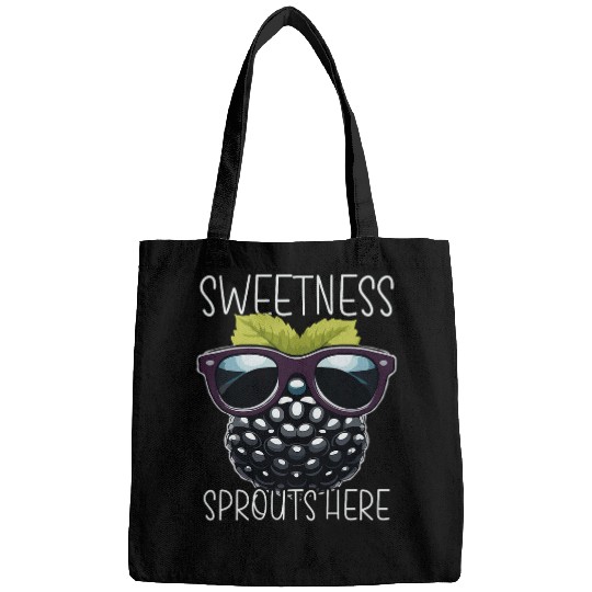 Sweetness Sprouts Here Cute Blackberry Bags
