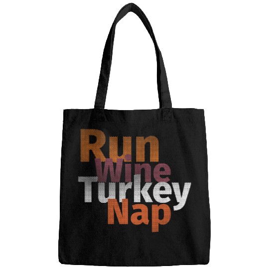 Wines Fun Run Wines Turkey Nap Thanksgiving Turkey Trot Squad Bags