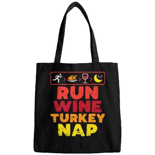 Wines Fun Run Wines Turkey Nap Running Funny Runners Thanksgiving Bags