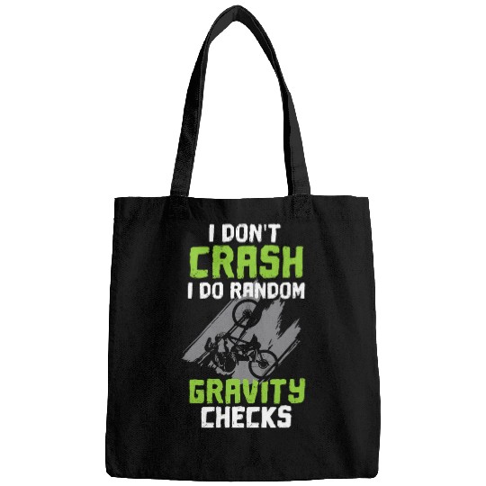 MTB I Dont Crash I Do Gravity Check Mountain Bike MTB Bags