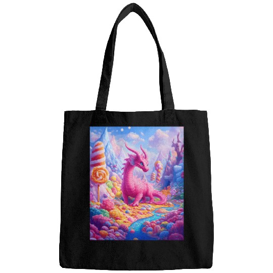 Dragon Pet Whimsical Dragon in Candyland Bags