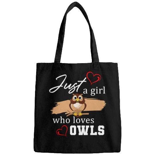 Owl Pet Birds Of Prey Just A Girl Who Loves Owls Bags