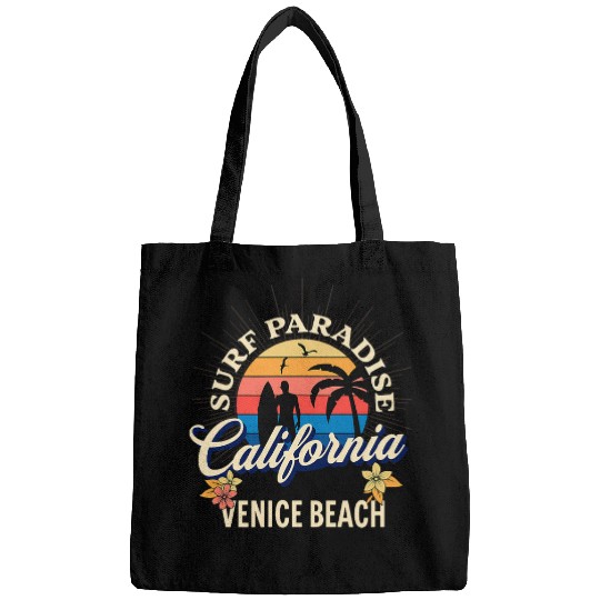 Venice Beach californias Surf Paradise Retro Style Beach Life Bags