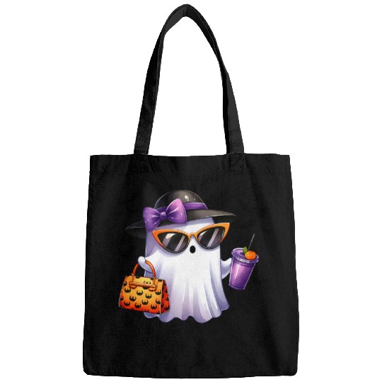 Coffee Fun ghosts Pumpkin Boojee Coffee Spooky Season Halloween Bags