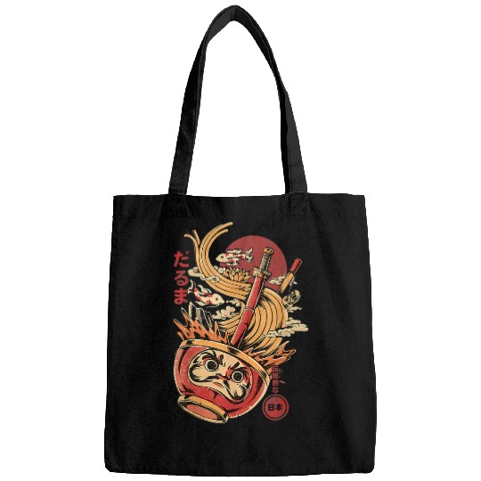 Dragon Pet darumas ramen kaiju japanese food dragon noodle lovers Bags