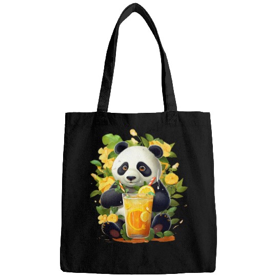 Panda Pet Drinking Lemonade Panda Bear Soda Pop Summer Teddy Bears 4 Bags