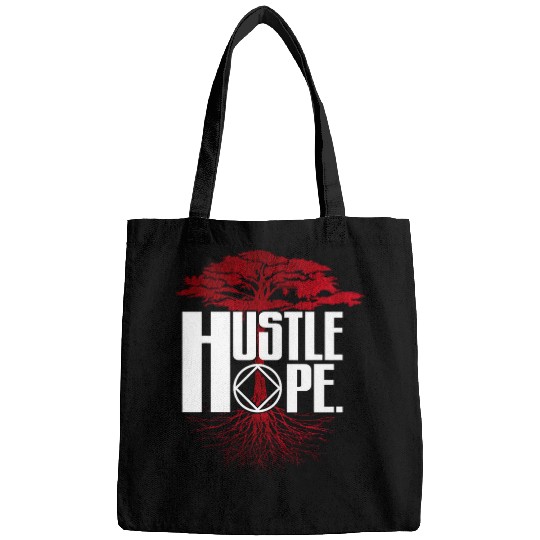 Narcotics Anonymous Hustle Hope Recovery NA AA Sobriety Bags