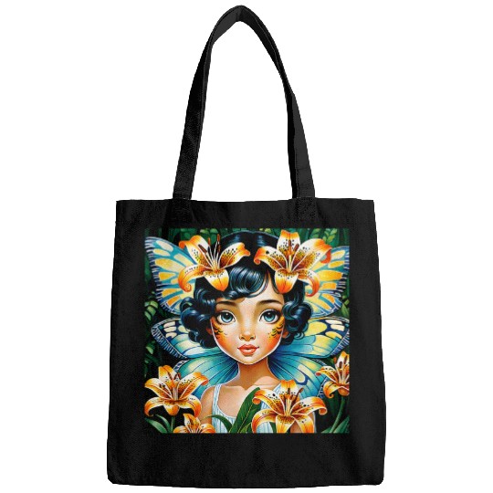 Tiger Lily Fairy in the Garden Bags