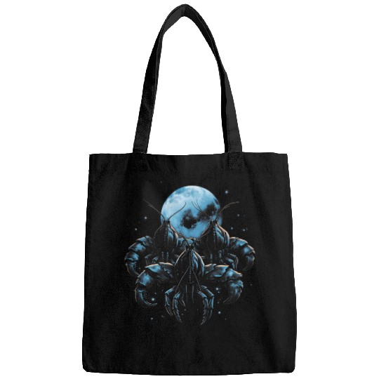 Moon Lobster Fish Seafood Fishing Stars Lobster Lovers Bags