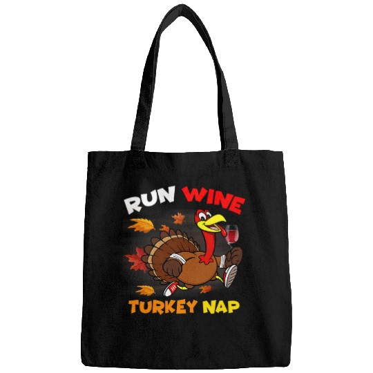 Wines Fun Run Wines Turkey Nap Thanksgiving Drinking Running Bags