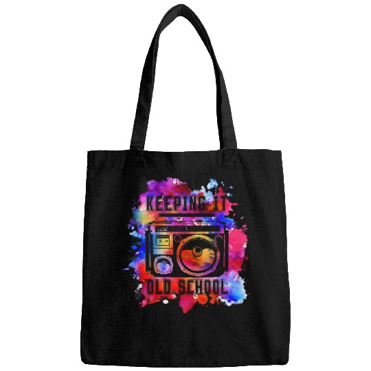 Keeping It Old School 80s 90s Boombox Retro Music Bags