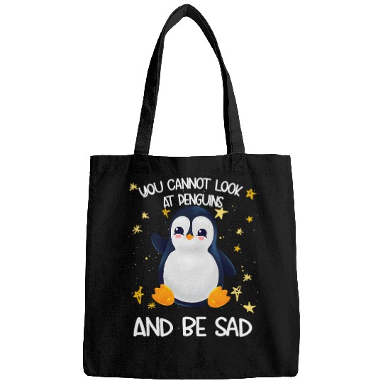 Penguin Pet You Cannot Look At Penguins And Be Sad Bags