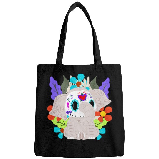 Elephant Pet Sugar Skull Elephant Mexicana Halloween Party Sugar Bags