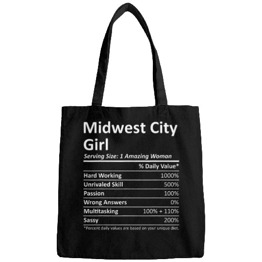 MIDWEST CITY GIRL OK OKLAHOMA Funny City homes Roots USA Gift Bags