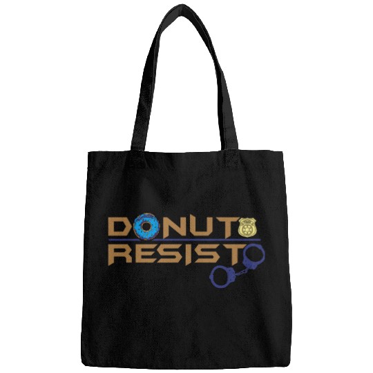 Police Job Donut Resist Police Officer Thin Blue Line For Men Women 8 Bags