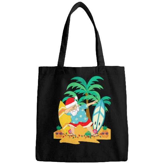 Surf Life Christmas in July Dabbings Santa Tropical Christmas Surfing Bags