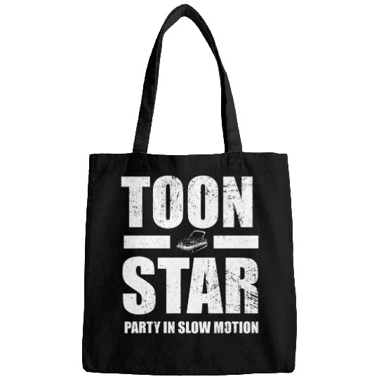 Pontoon Fun Corn Star vintages Retro Lake Boating Bags