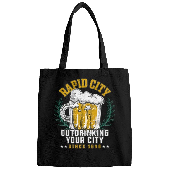 Beer Fun Rapid City Outdrinking Since 1848 South Dakota Beer Lover SD Bags