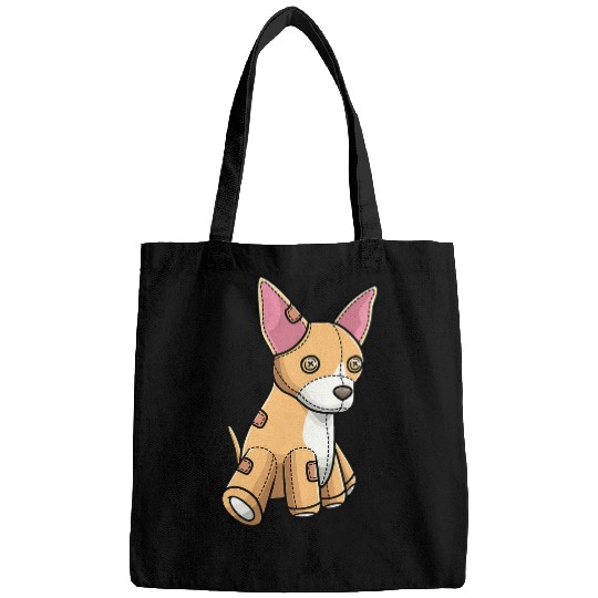 Chiweenie Dog Stuffed Animal Bags