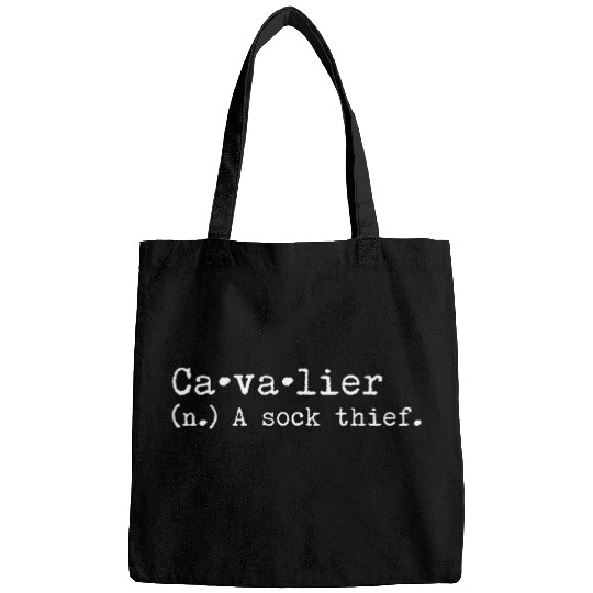 A Sock Thief Cavalier King Charles Spaniel Dog Bags
