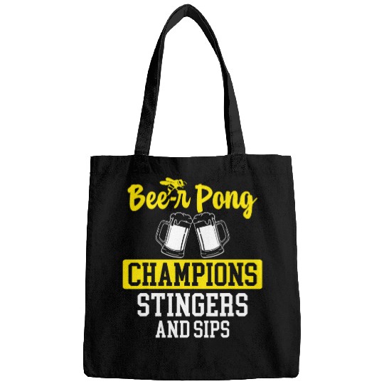 Beer Fun Bees Drinking Beers Pub Party Beekeeper 19 Bags