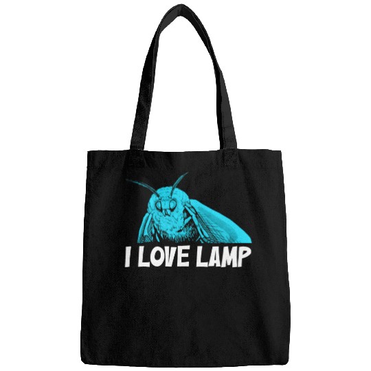 I Love Lamp Moth 2Moth Meme Bags