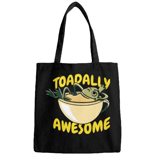Coffee Fun Toadally Awesome Coffee Frog Lily Pads Bags