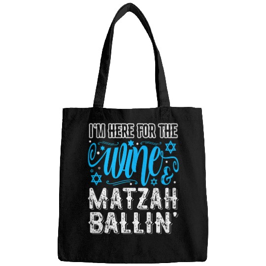 Wines Fun Seder Gift Jewish Wines Matzah Ballin Funny Passover 1 Bags