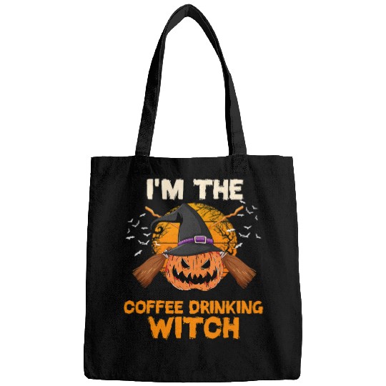 Coffee Fun I m The Coffee Drinking Witch Matching Family Halloween 3 Bags