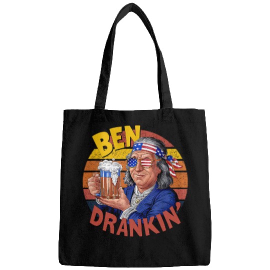 Beer Fun Ben Drankin Funny 4th of July US President Beer Party Bags