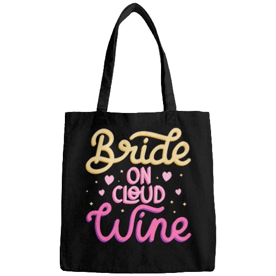 Wines Fun On Cloud Wines Bachelorette Party Bridesmaid Bridal Shower Bags