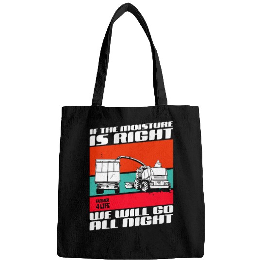 Combine Driving Harvest Funny Farming IF THE MOISTURE IS 2 Bags