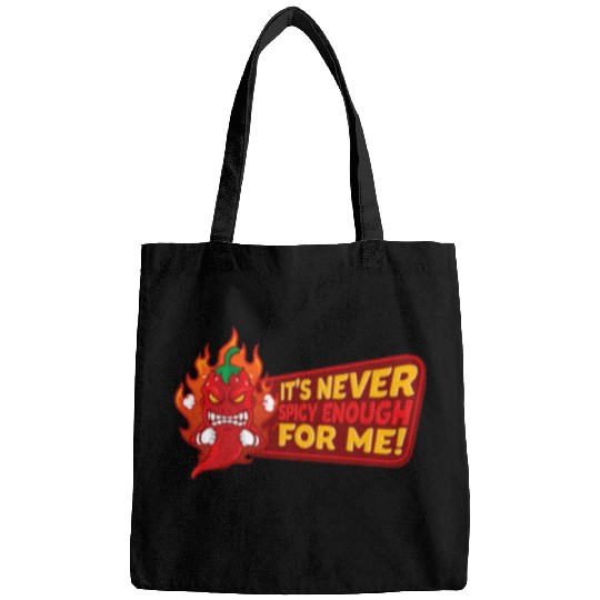 Lacrosse Gift Funny Hot Pepper Its Never Spicy Enough For Meh Pepper Bags