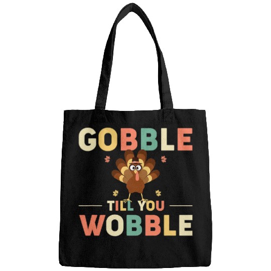 Lacrosse Gift Gobble Till You Wobble Turkey Thanksgiving Bags