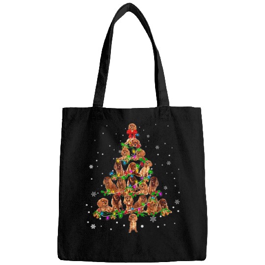 Christmas Tree Cavalier King Charles Spaniel dog xmass Tree Bags